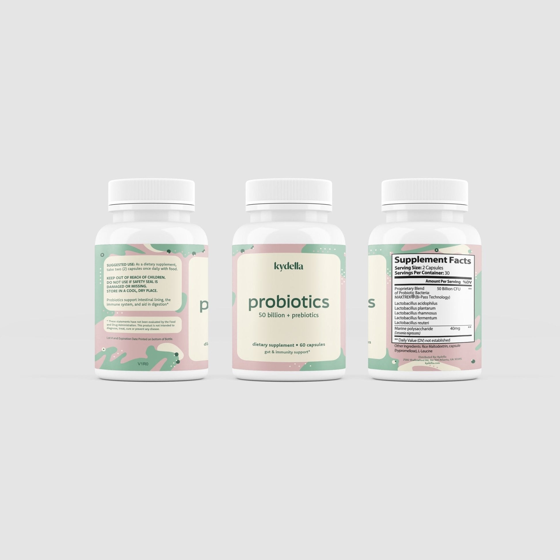 probiotics 50 billion + prebiotics - Kydella